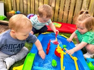 Playing at the water table